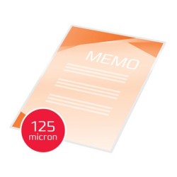 Bolsa de plastificar gbc din a5 2x125 micras caja de 100 unidades