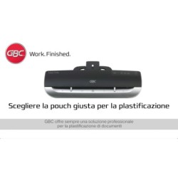 Bolsa de plastificar gbc din a4 2x125 micras autoadhesiva caja de 100 unidades