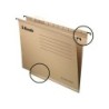 Carpeta colgante esselte folio prolongado lomo v kraft caja de 50 unidades