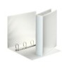 Carpeta canguro esselte basica 4 anillas mixtas 40 mm din a4 plastico color blanco