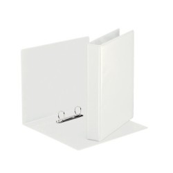 Carpeta canguro esselte basica 2 anillas redondas 16 mm din a4 plastico color blanco
