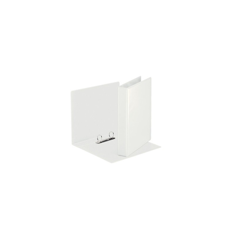 Carpeta canguro esselte basica 2 anillas redondas 16 mm din a4 plastico color blanco