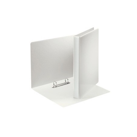 Carpeta canguro esselte basica 2 anillas mixtas 40 mm din a4 plastico color blanco