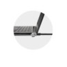 Cable de seguridad para portatil kensington con candado slim longitud 1,8 mt