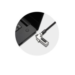 Cable de seguridad para portatil kensington con candado slim longitud 1,8 mt