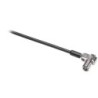 Cable de seguridad para portatil kensington nanosaver con candado longitud 1,8 mt