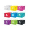 Caja almacenamiento leitz click&store wow carton reciclado color negro 281x200x369 mm
