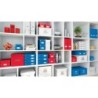 Caja almacenamiento leitz click&store wow carton reciclado color blanco 281x200x369 mm