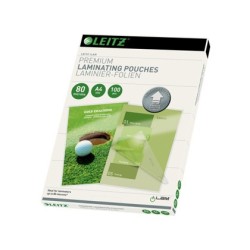 Bolsa de plastificar leitz din a4 80 micras caja de 100 unidades