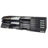 Bandeja sobremesa leitz plus jumbo opaca color negro 257x357x103 mm