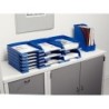 Bandeja sobremesa leitz plus jumbo opaca color azul 255x357x103 mm