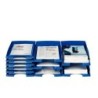 Bandeja sobremesa leitz plus jumbo opaca color azul 255x357x103 mm