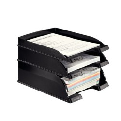 Bandeja sobremesa leitz plus jumbo opaca color azul 255x357x103 mm