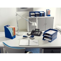 Bandeja sobremesa leitz plus jumbo opaca color azul 255x357x103 mm