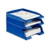 Bandeja sobremesa leitz plus jumbo opaca color azul 255x357x103 mm