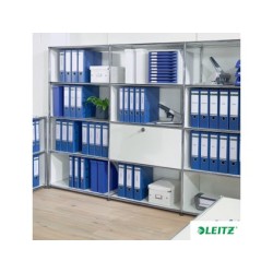 Archivador de palanca leitz 180 din a4 maxi polipropileno lomo 80 mm color azul
