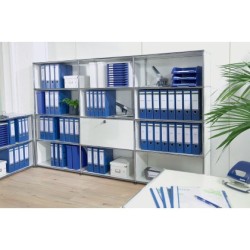Archivador de palanca leitz 180 din a4 maxi polipropileno lomo 80 mm color azul
