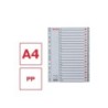 Separador alfabetico esselte plastico a-z din a4 caratula cartulina color multitaladro