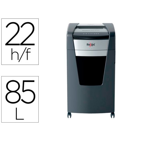 Destructora de documentos rexel momentum extra xp422 capacidad corte 22 h p4 destruye grapas clips cd y