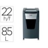 Destructora de documentos rexel momentum extra xp422 capacidad corte 22 h p4 destruye grapas clips cd y