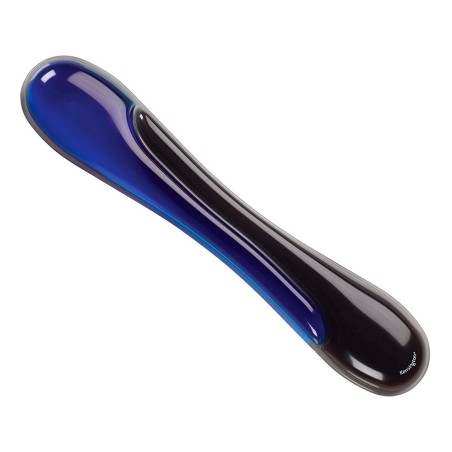 Reposamuñecas kensington duo gel teclado color negro/azul 240x182x25 mm