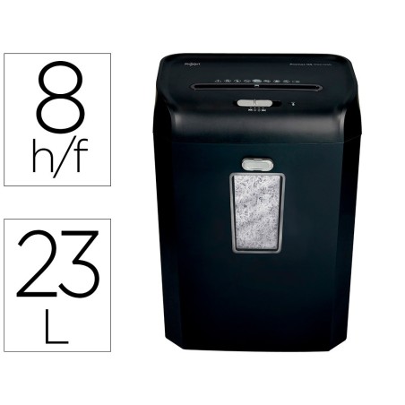 Destructora de documentos rexel promax qs rex823 capacidad 8 hojas particulas destruye grapas clips y
