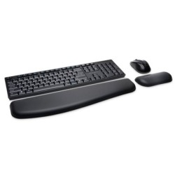 Set teclado y raton kensington inalambrico pro fit qwerty negro