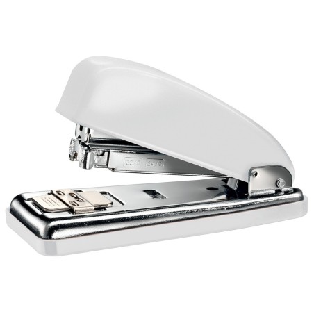 Grapadora petrus 226 classic wow blanco metalizado capacidad 30 hojas en blister