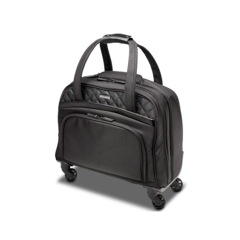 Maletin para portatil kensington con ruedas señora contour 2.0 executive bal spinner 15,6\ negro / rosa
