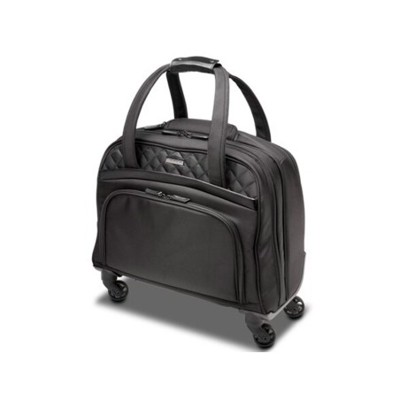 Maletin para portatil kensington con ruedas señora contour 2.0 executive bal spinner 15,6\ negro / rosa