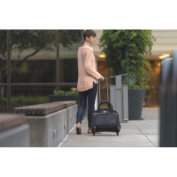 Maletin para portatil kensington con ruedas señora contour 2.0 executive bal spinner 15,6\ negro / rosa