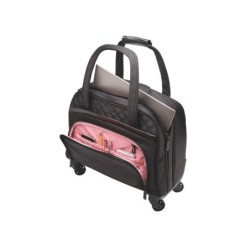 Maletin para portatil kensington con ruedas señora contour 2.0 executive bal spinner 15,6\ negro / rosa