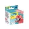 Grapadora rapid mini baby ray colour ice f4 capacidad 10 hojas usa grapas 24/6 y 26/6 color verde en blister