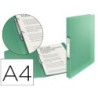 Carpeta esselte 2 anillas 25 mm din a4 colour ice polipropileno color verde