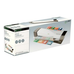 Plastificadora leitz ilam office din a3 con 2 rodillos hasta 125 mc color plata