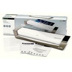 Plastificadora leitz ilam office din a3 con 2 rodillos hasta 125 mc color plata
