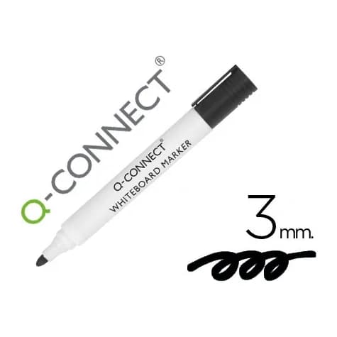 Q-connect Rotulador q-connect pizarra blanca punta redonda 3 mm