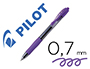 Boligrafo Pilot G-2 Violeta Tinta Gel Retractil Sujecion de Caucho