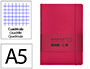 Cuaderno con Gomilla Antartik Notes Tapa Blanda A5 Hojas Cuadricula Burdeos 80 Hojas 80 gr Fsc
