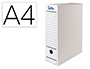 Caja Archivo Definitivo Automatica Liderpapel Folio Carton Reciclado 325g/m2 Lomo 100 mm Blanco 360x100x255mm