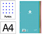 Recambio Antartik A4 100 Hojas 90gr Puntos Dots 4 Taladros Bandas de 5 Colores