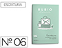 Cuaderno Rubio Caligrafia nº 06