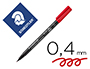 Rotulador Staedtler Lumocolor Retroproyeccion Punta de Fibra Permanente 313-2 Rojo Punta Super Fina Redonda 0.4 mm