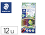 Lapices de Colores Staedtler Noris Colour Slim Triangular Caja de 12 Colores Surtidos