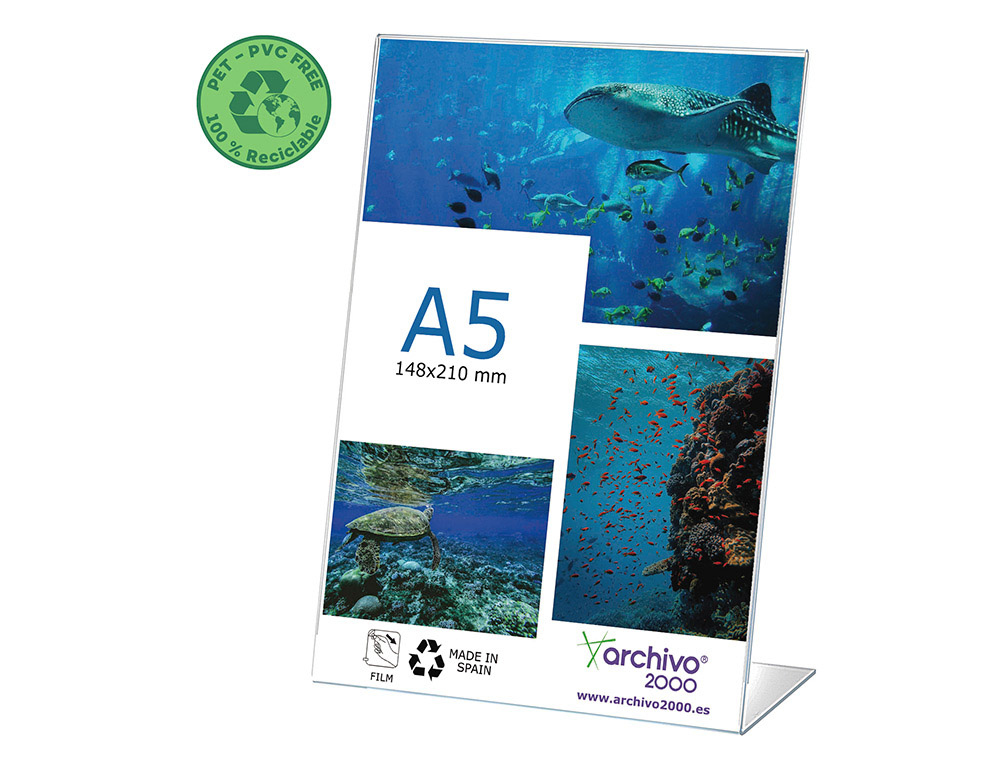 Bandeja Sobremesa Cep Plastico Transparente 348x257x66 mm