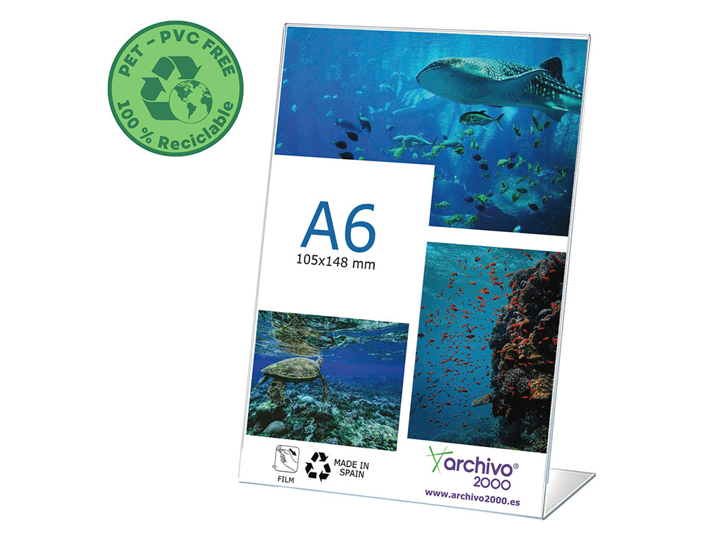 Bandeja Sobremesa Cep Maxi de Gran Capacidad Plastico Transparente 386x270x115 mm