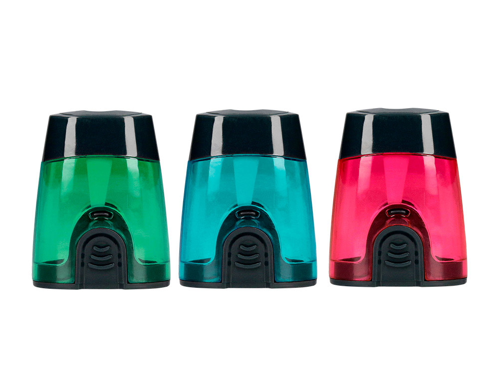 Sacapuntas Liderpapel Plastico 1 Uso con Deposito