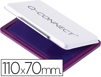 Tampon Q-Connect nº2 110x70 mm Violeta