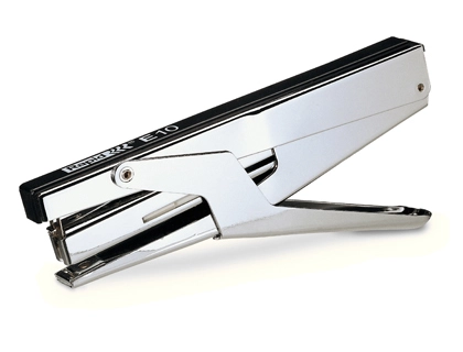 Grapadora Tenaza Rapid e10 Cromado/negro Capacidad 15 Hojas Usa Grapas nº 10