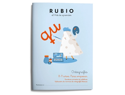 Cuaderno Rubio Ortografia 8-9 Años para Empezar